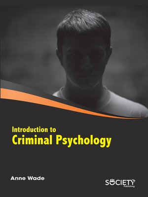 cover image of Introduction to Criminal Psychology